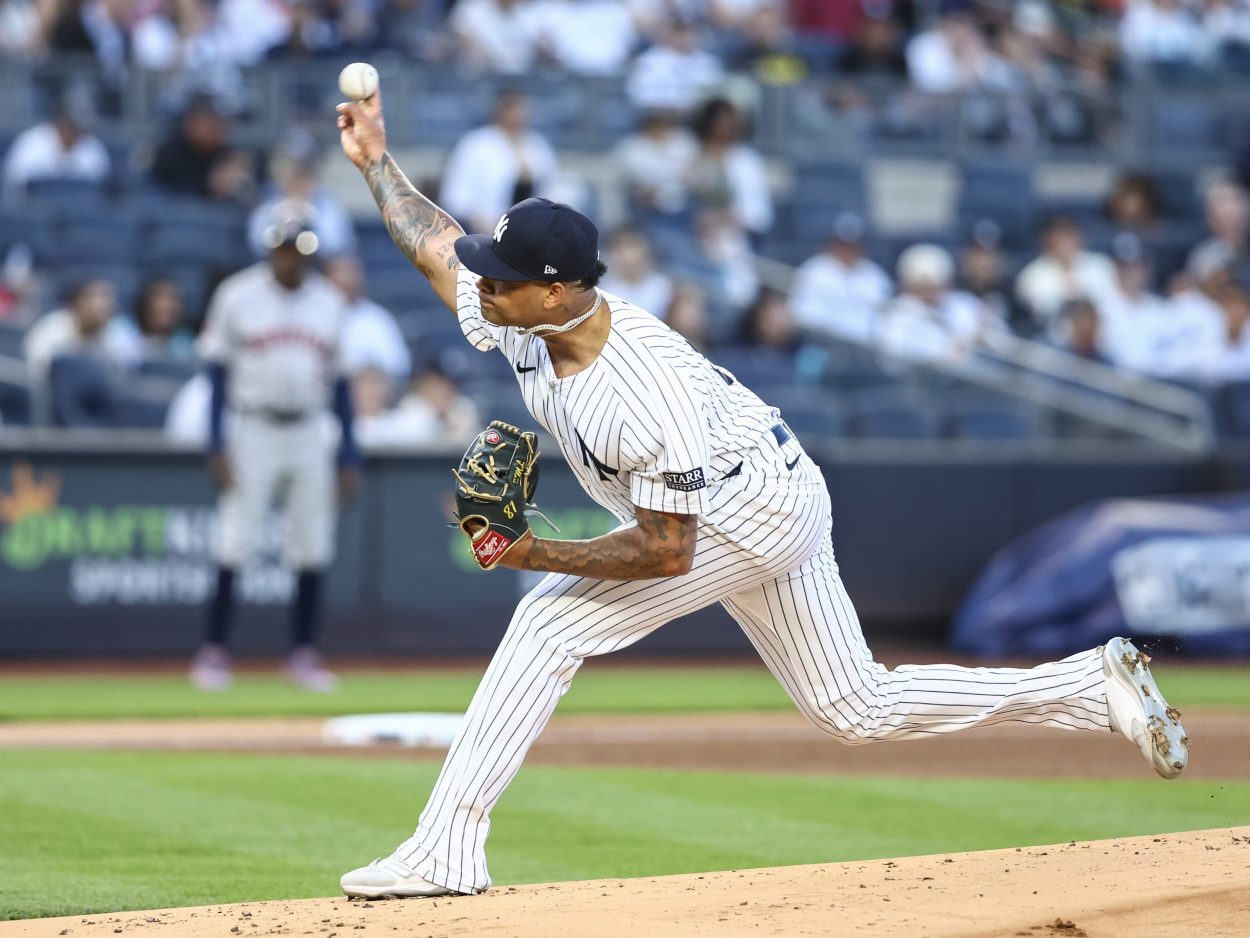 MLB: Houston Astros at New York Yankees, luis gil