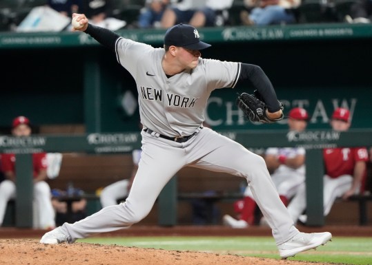 MLB: New York Yankees at Texas Rangers, scott effross