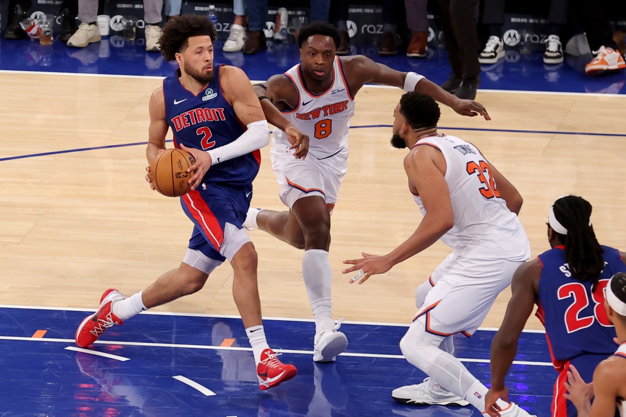 NBA: Detroit Pistons at New York Knicks