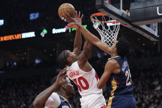 NBA: New Orleans Pelicans at Toronto Raptors