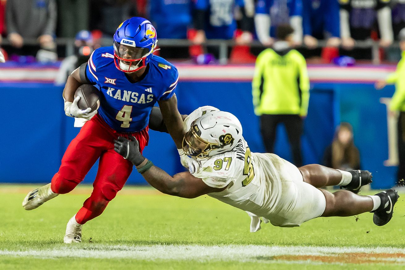 NCAA Football: Colorado at Kansas