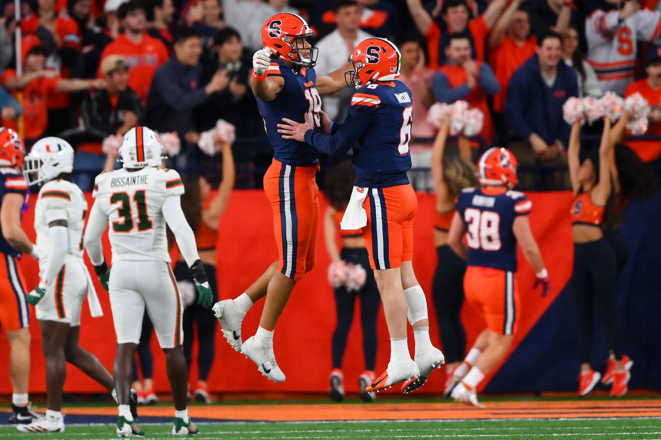 NCAA Football: Miami at Syracuse