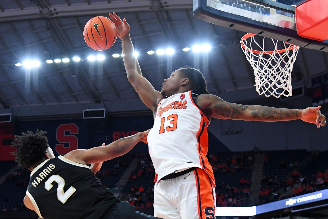 NCAA Basketball: Wake Forest at Syracuse