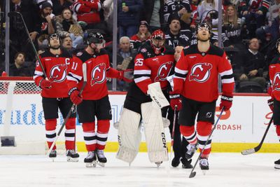 NHL: Boston Bruins at New Jersey Devils