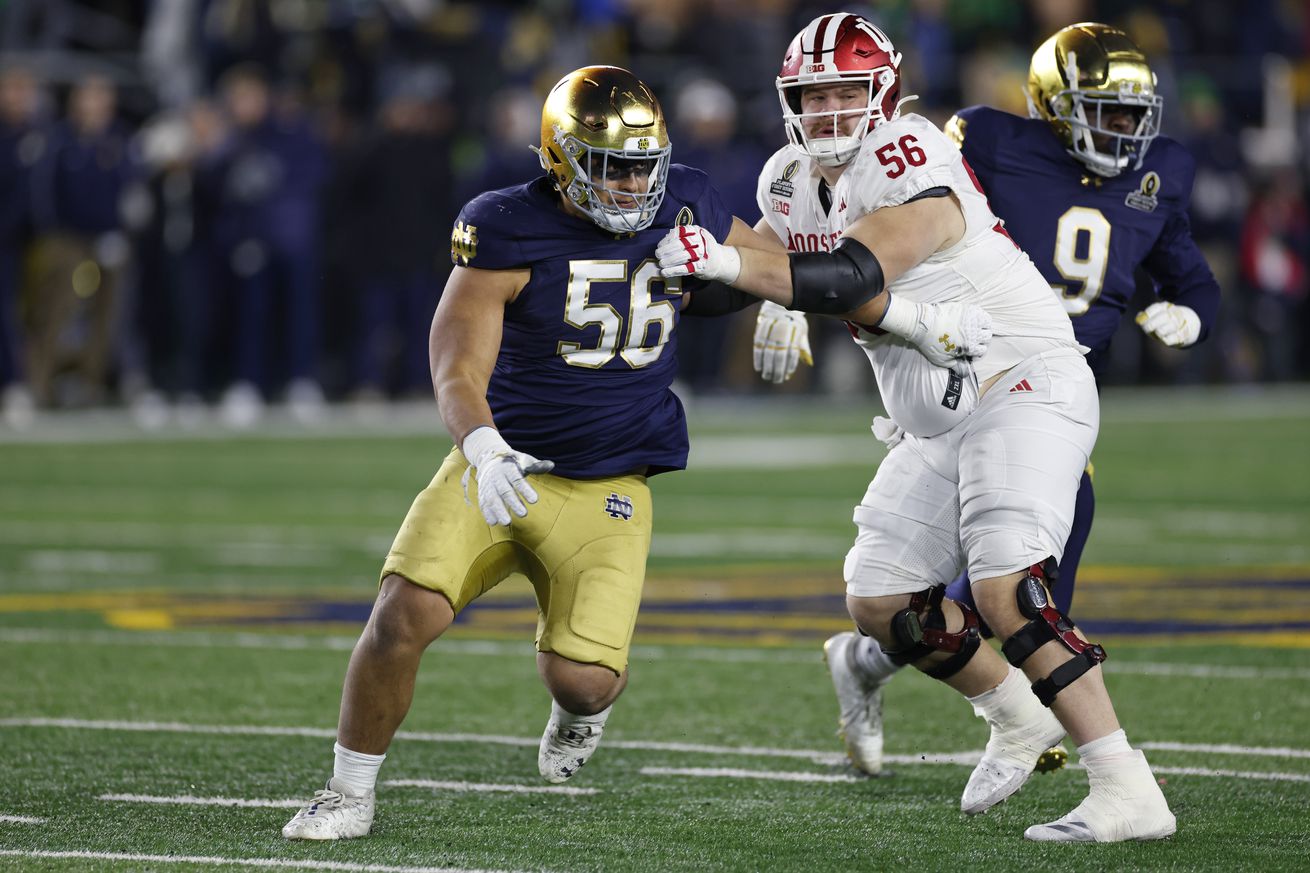 COLLEGE FOOTBALL: DEC 20 CFP First-Round - Indiana at Notre Dame