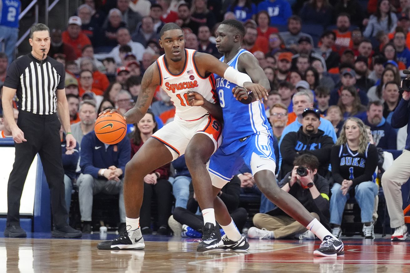 COLLEGE BASKETBALL: FEB 05 Duke at Syracuse