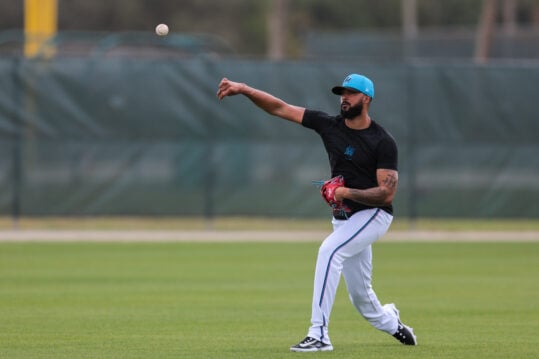 MLB: Miami Marlins-Workouts