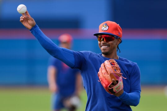 MLB: New York Mets-Workouts, francisco lindor