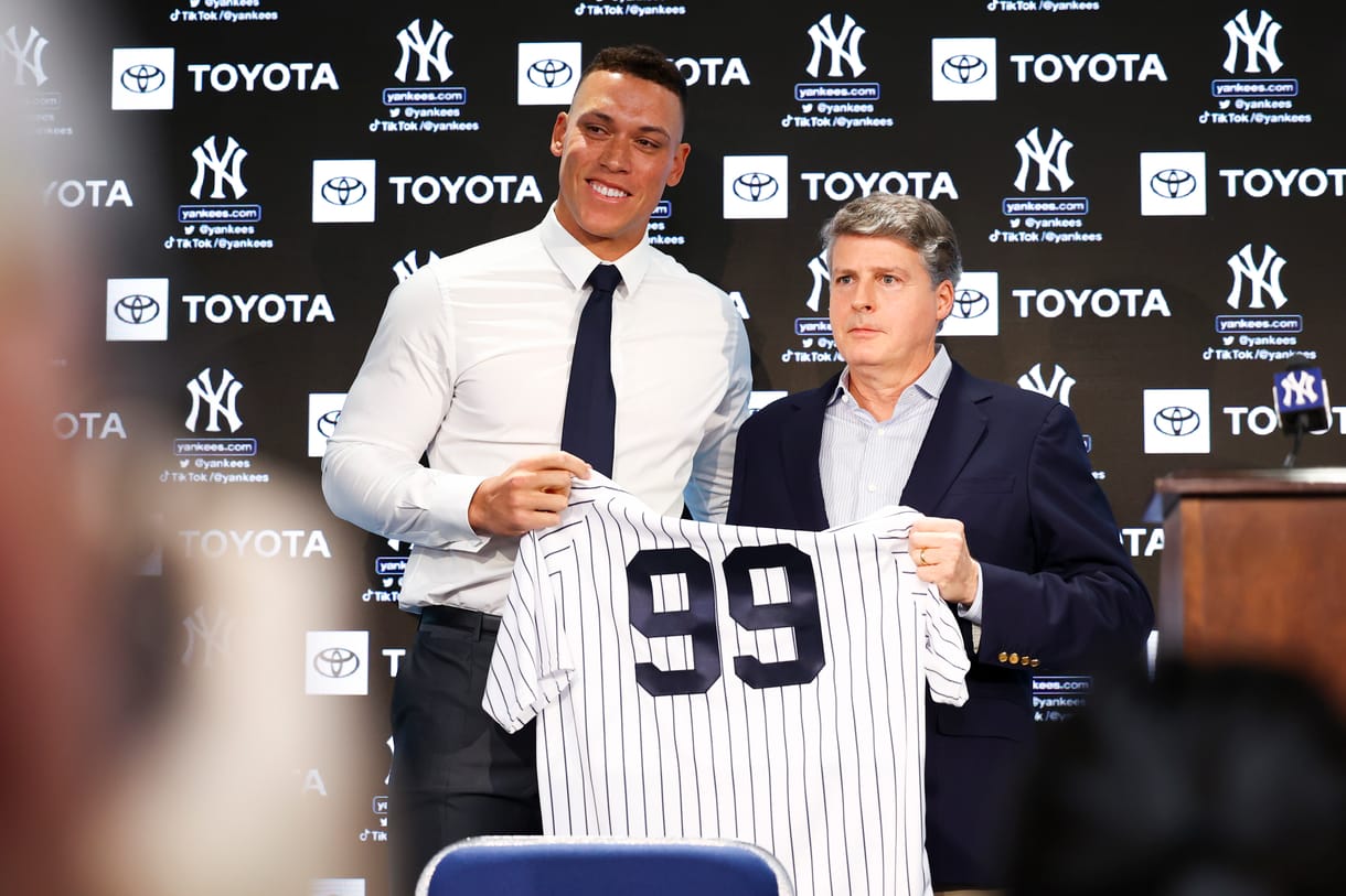 MLB: New York Yankees-Aaron Judge press conference