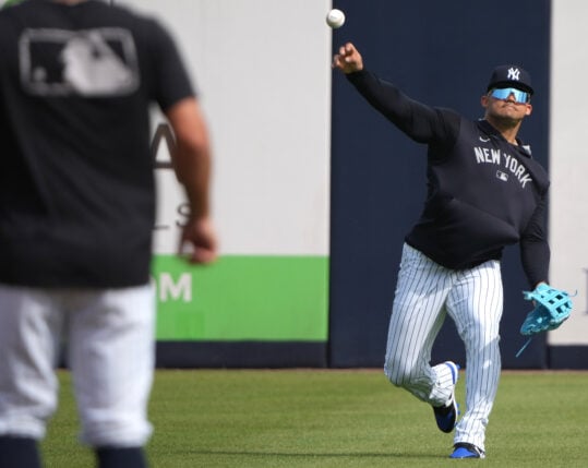 MLB: New York Yankees-Workouts, jasson dominguez