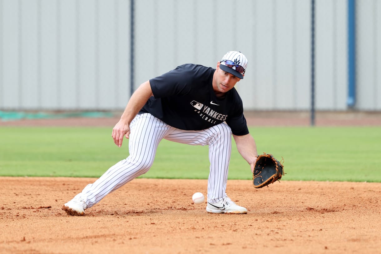 MLB: New York Yankees-Workouts, paul goldschmidt