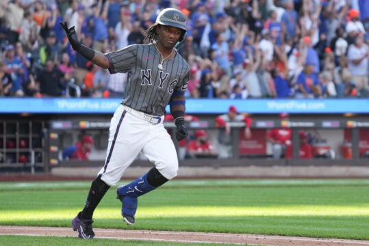 MLB: Philadelphia Phillies at New York Mets, Luisangel Acuña