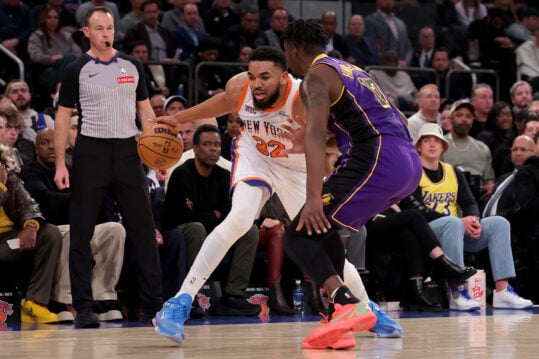 NBA: Los Angeles Lakers at New York Knicks