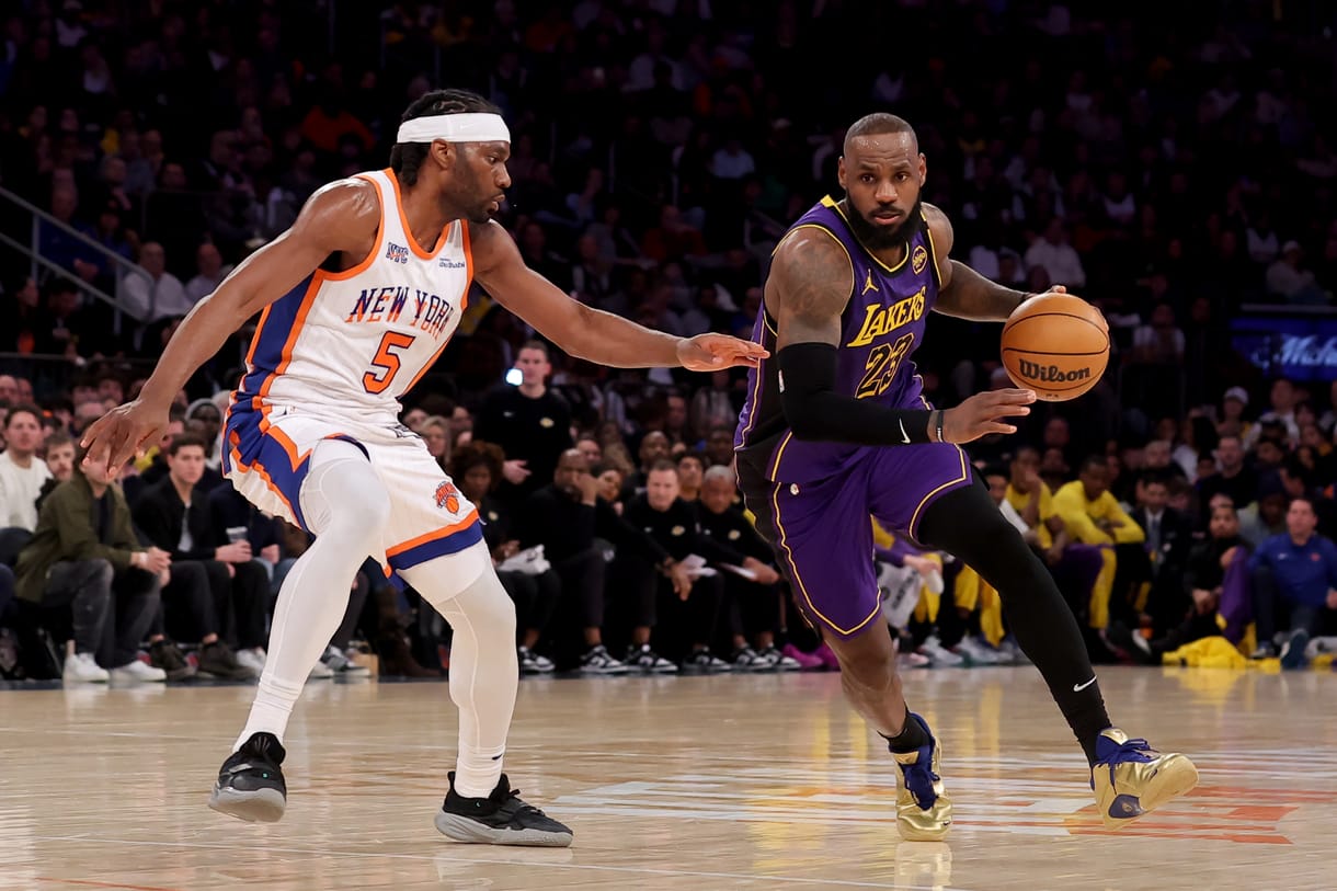 NBA: Los Angeles Lakers at New York Knicks