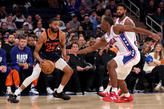 NBA: Philadelphia 76ers at New York Knicks