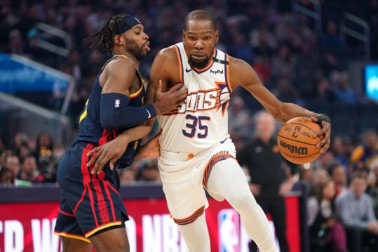 Kevin Durant, Phoenix Suns at Golden State Warriors