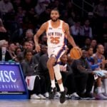 The Knicks traded six first-round picks to get Mikal Bridges.