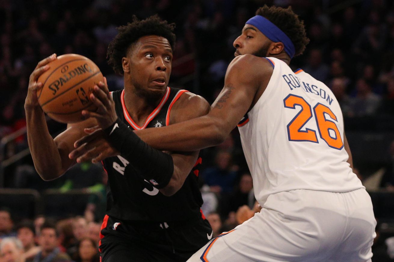 NBA: Toronto Raptors at New York Knicks