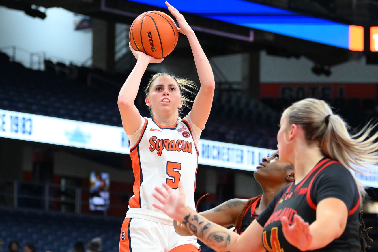 NCAA Womens Basketball: Maryland at Syracuse