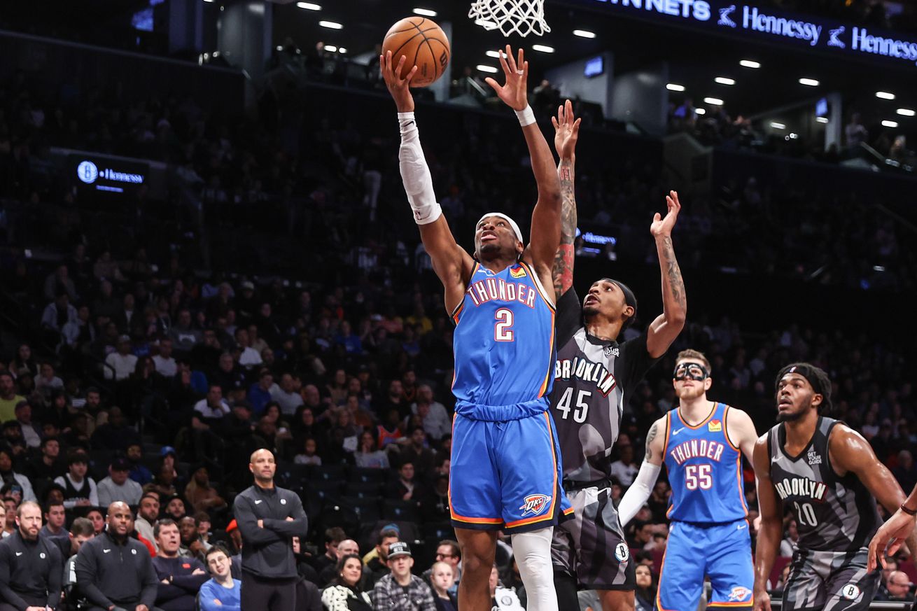 NBA: Oklahoma City Thunder at Brooklyn Nets