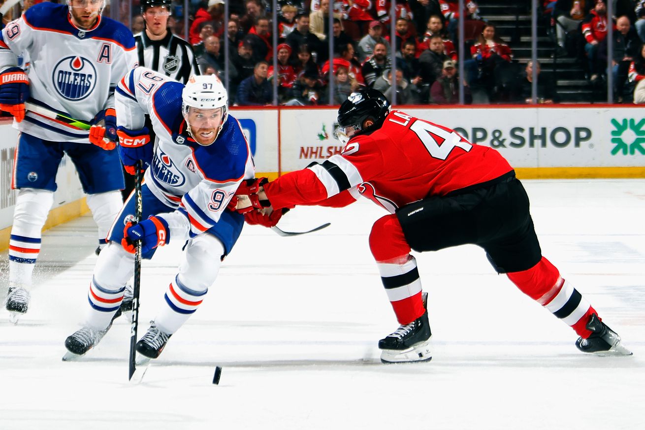 Edmonton Oilers v New Jersey Devils