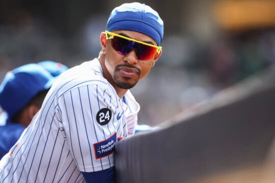 Sep 8, 2024; New York City, New York, USA;  New York Mets shortstop Francisco Lindor (12) at Citi Field. Mandatory Credit: Wendell Cruz-Imagn Images