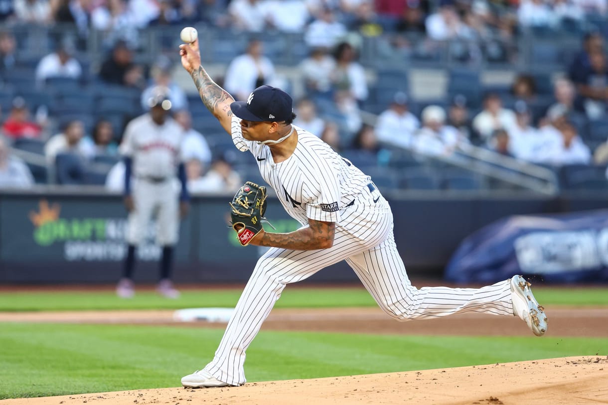 MLB: Houston Astros at New York Yankees, luis gil