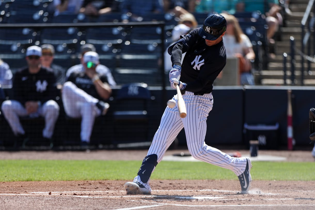 MLB: Spring Training-Detroit Tigers at New York Yankees, cody bellinger