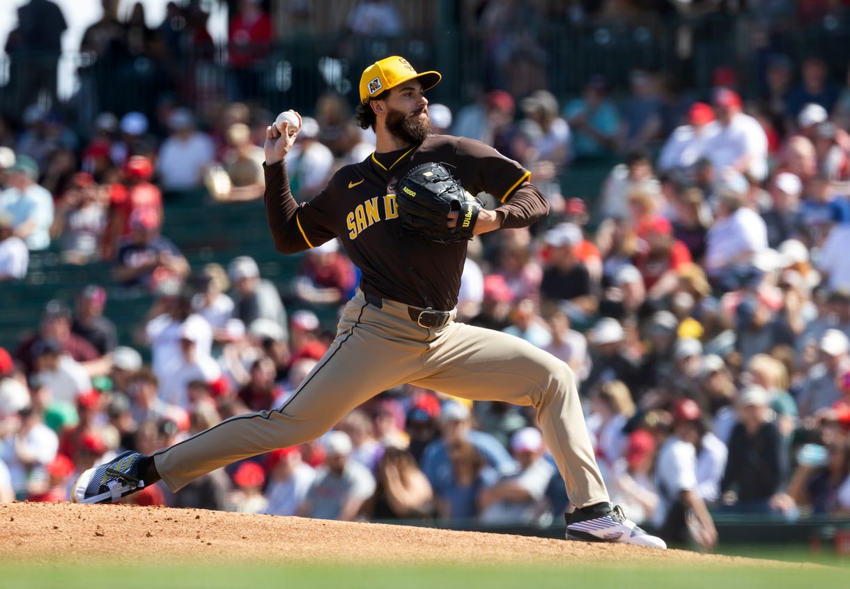 MLB: Spring Training-San Diego Padres at Los Angeles Angels, yankees, dylan cease