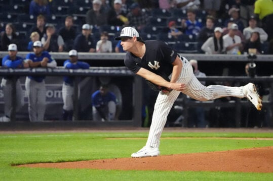 MLB: Spring Training-Toronto Blue Jays at New York Yankees, gerrit cole