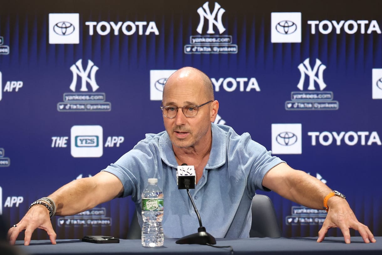 mlb: washington nationals at new york yankees, brian cashman