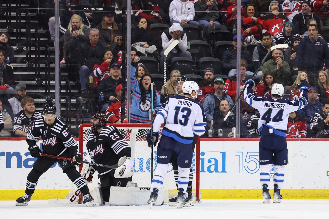 NHL: Winnipeg Jets at New Jersey Devils